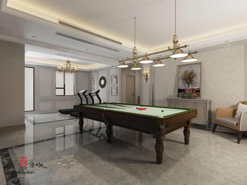 西山林語二期336㎡輕奢風(fēng)格效果圖