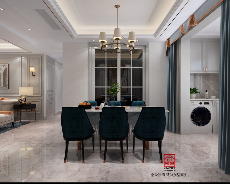 榮盛和府194㎡美式風(fēng)格研發(fā)設(shè)計效果圖