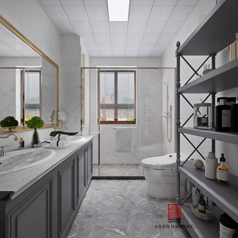 榮盛和府194㎡美式風(fēng)格研發(fā)設(shè)計效果圖