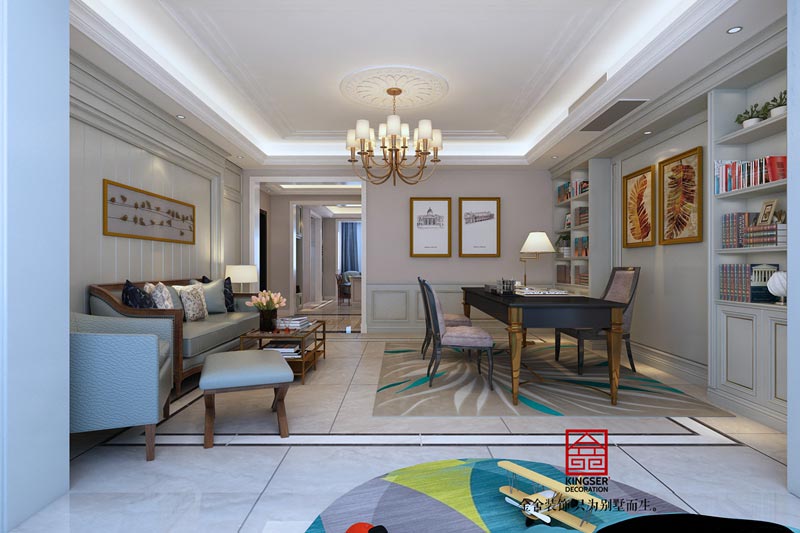 榮盛華府200平米歐式風(fēng)格裝修設(shè)計(jì)