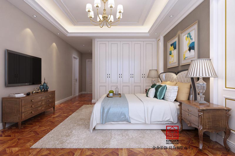 榮盛華府200平米歐式風(fēng)格裝修設(shè)計(jì)