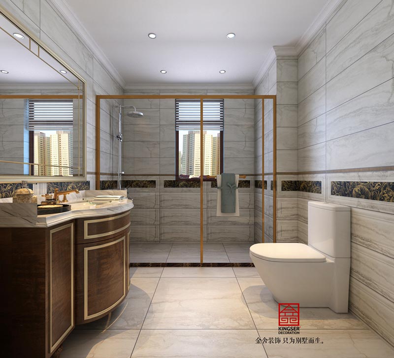 榮盛華府200平米歐式風(fēng)格裝修設(shè)計(jì)