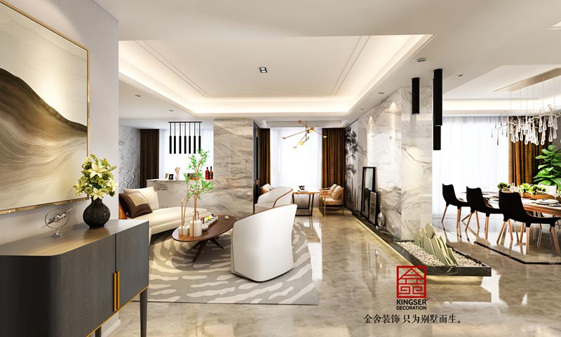 天山九峯290平現(xiàn)代簡約風(fēng)格裝修效果圖