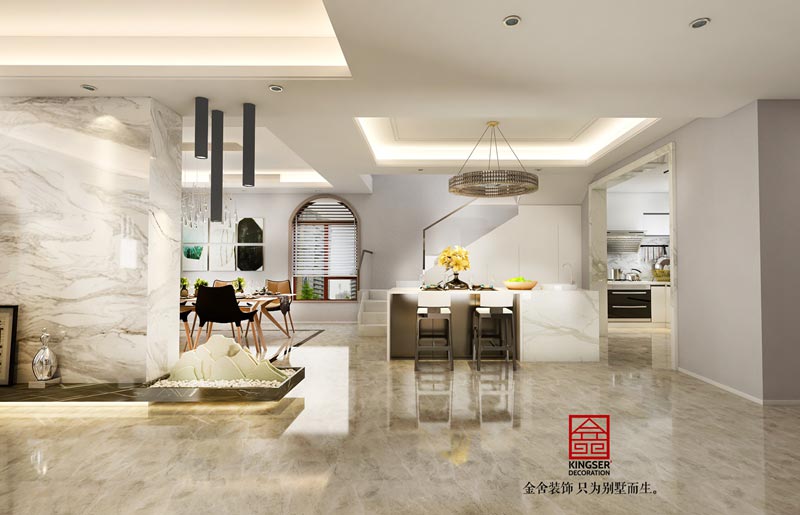 天山九峯290平現(xiàn)代簡約風(fēng)格裝修效果圖