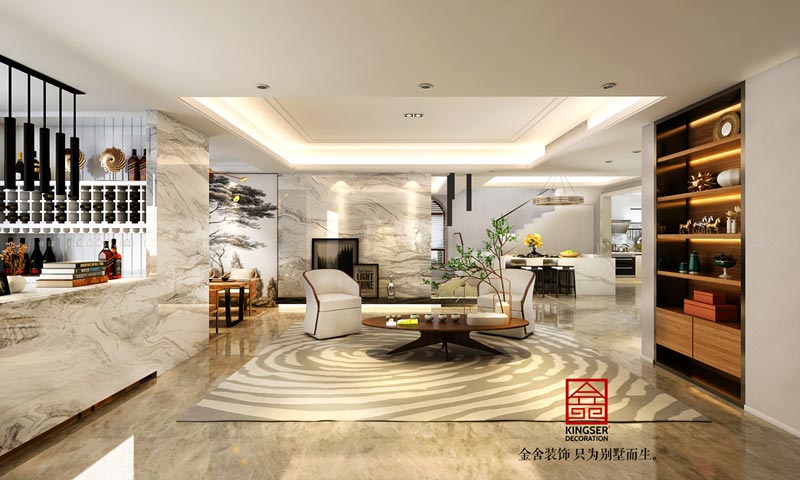 天山九峯290平現(xiàn)代簡約風(fēng)格裝修效果圖