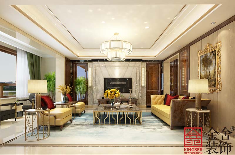 榮盛華府頂躍裝修效果圖