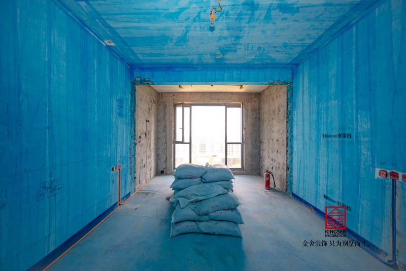 融創(chuàng)中心裝修工地瓦工階段實拍