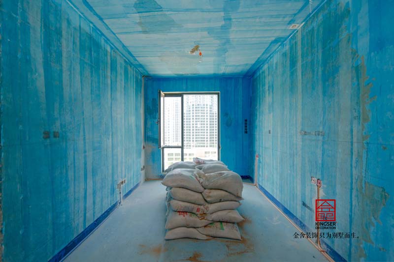 融創(chuàng)中心裝修工地瓦工階段實拍