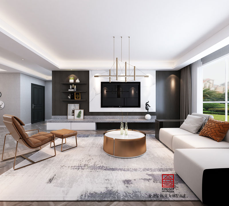 綠城桃花源300平現(xiàn)代風(fēng)格研發(fā)效果圖