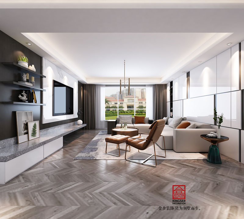 綠城桃花源300平現(xiàn)代風(fēng)格研發(fā)效果圖