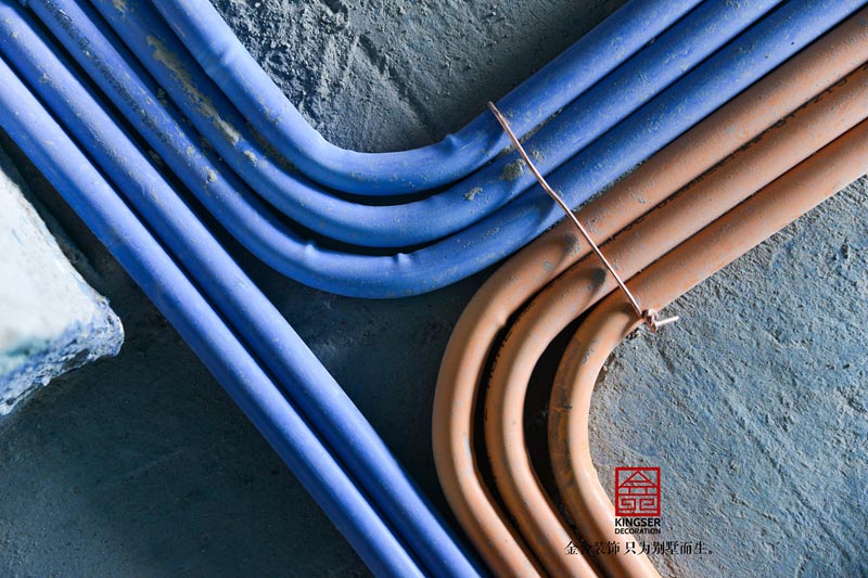 榮盛華府205平米裝修施工工地