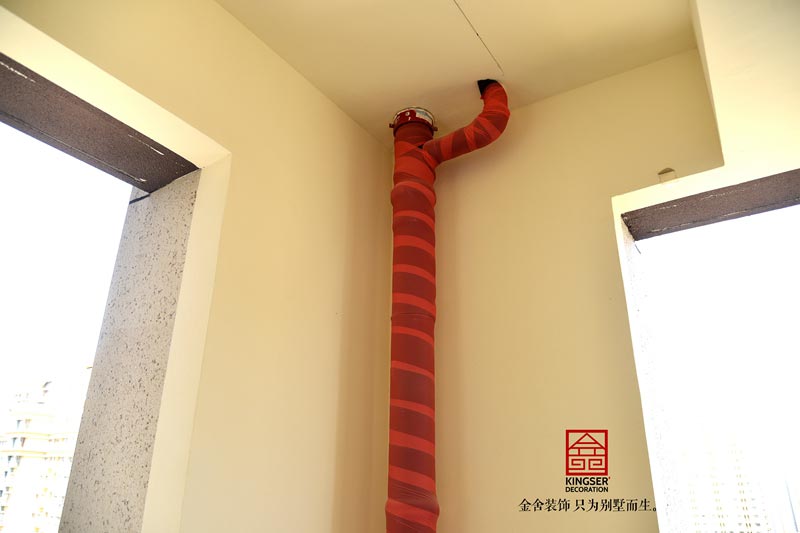 榮盛華府205平米裝修施工工地