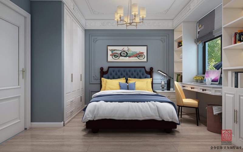 悅傾城140平美式風(fēng)格裝修設(shè)計