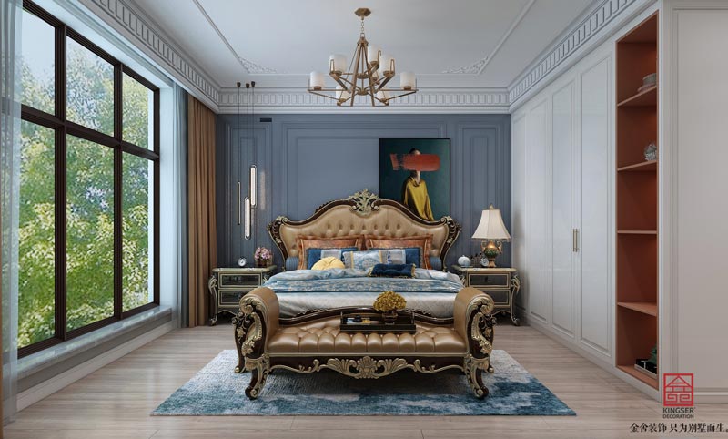 悅傾城140平美式風(fēng)格裝修設(shè)計