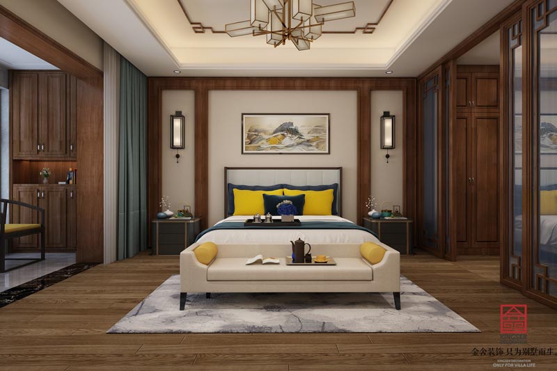 碧桂園別墅裝修260平米美式風(fēng)格設(shè)計(jì)效果圖