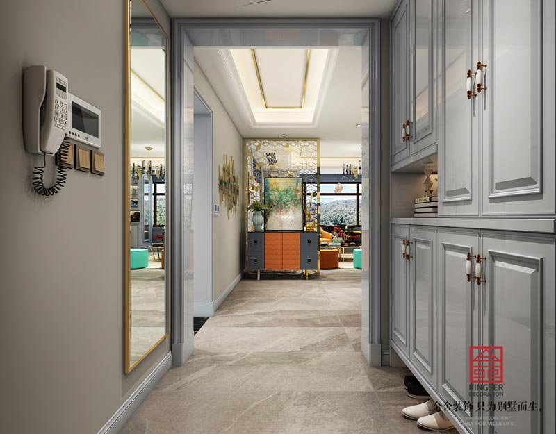 健康城160平米美式輕奢裝修設(shè)計(jì)效果圖