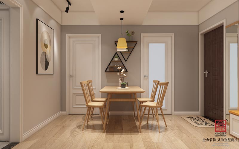 翰玉門庭90平簡(jiǎn)約風(fēng)格裝修效果圖