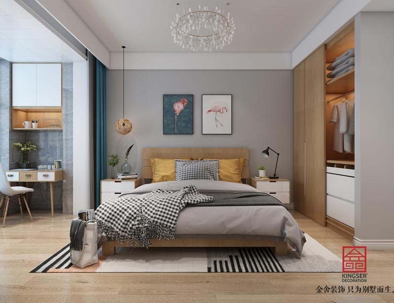 翰玉門庭90平簡(jiǎn)約風(fēng)格裝修效果圖