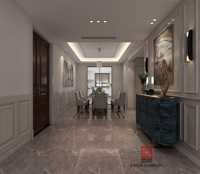 榮盛御府184平米歐式風格研發(fā)效果圖