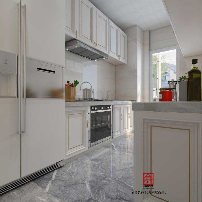 北京金港國際180平米歐式風格裝修效果圖