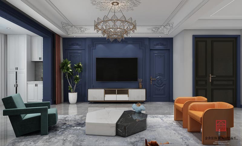 榮盛華府輕奢風(fēng)格效果圖