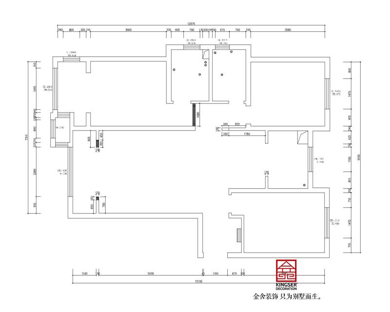 假日麗城135平米三室兩廳戶型解析