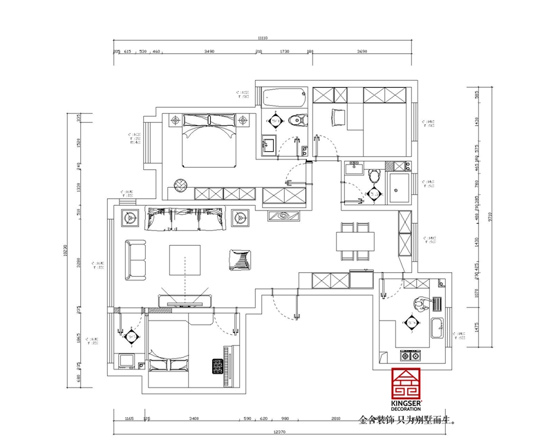 上林熙園三室兩廳戶型優(yōu)缺點(diǎn)分析