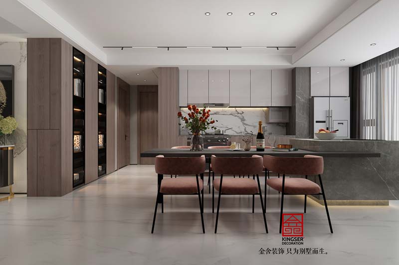 榮盛華府178平米現(xiàn)代風格裝修設計