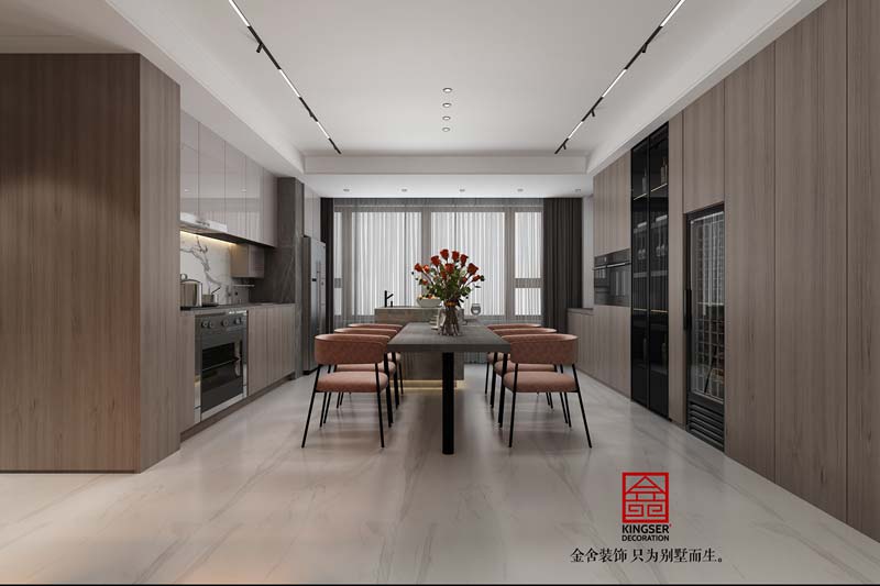 榮盛華府178平米現(xiàn)代風格裝修設計