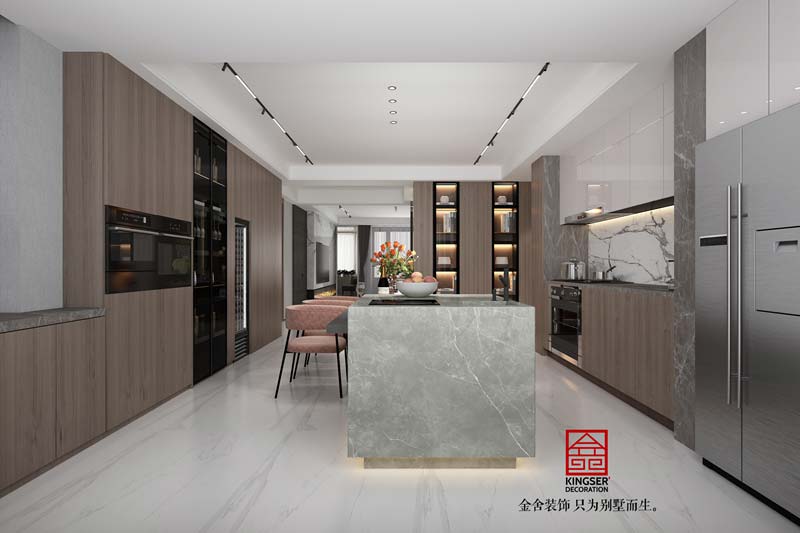 榮盛華府178平米現(xiàn)代風格裝修設計