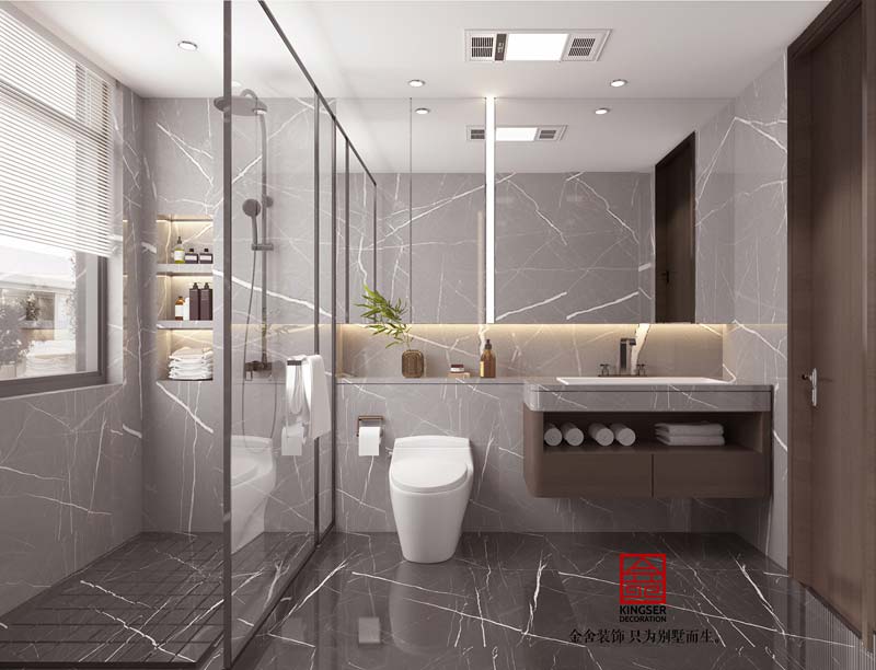 榮盛華府178平米現(xiàn)代風格裝修設計