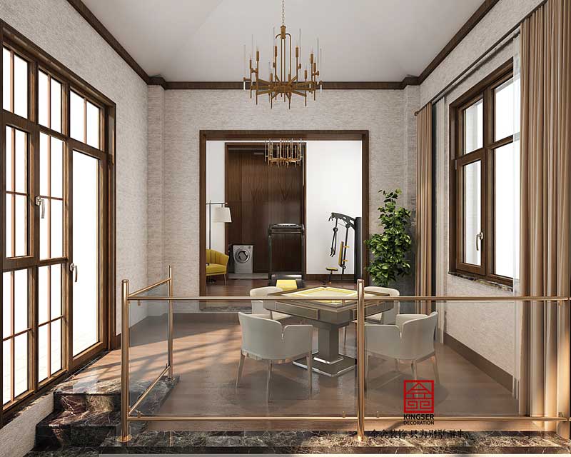 大者三期別墅裝修290平輕奢風(fēng)格設(shè)計(jì)方案