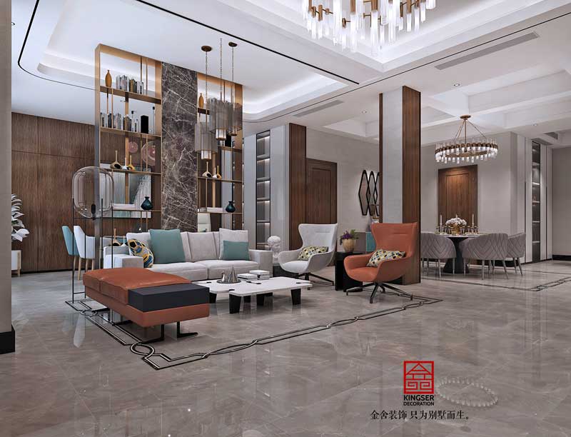 大者三期別墅裝修290平輕奢風(fēng)格設(shè)計(jì)方案