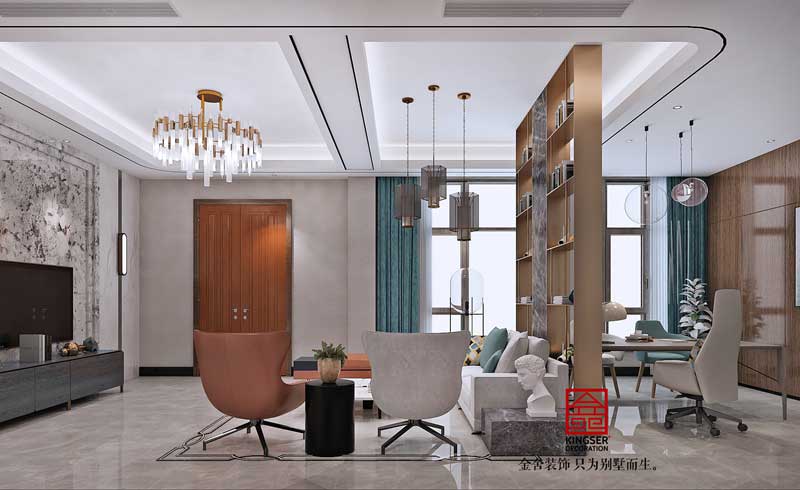 大者三期別墅裝修290平輕奢風(fēng)格設(shè)計(jì)方案