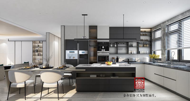 匯君城裝修設(shè)計360平米輕奢風格效果圖