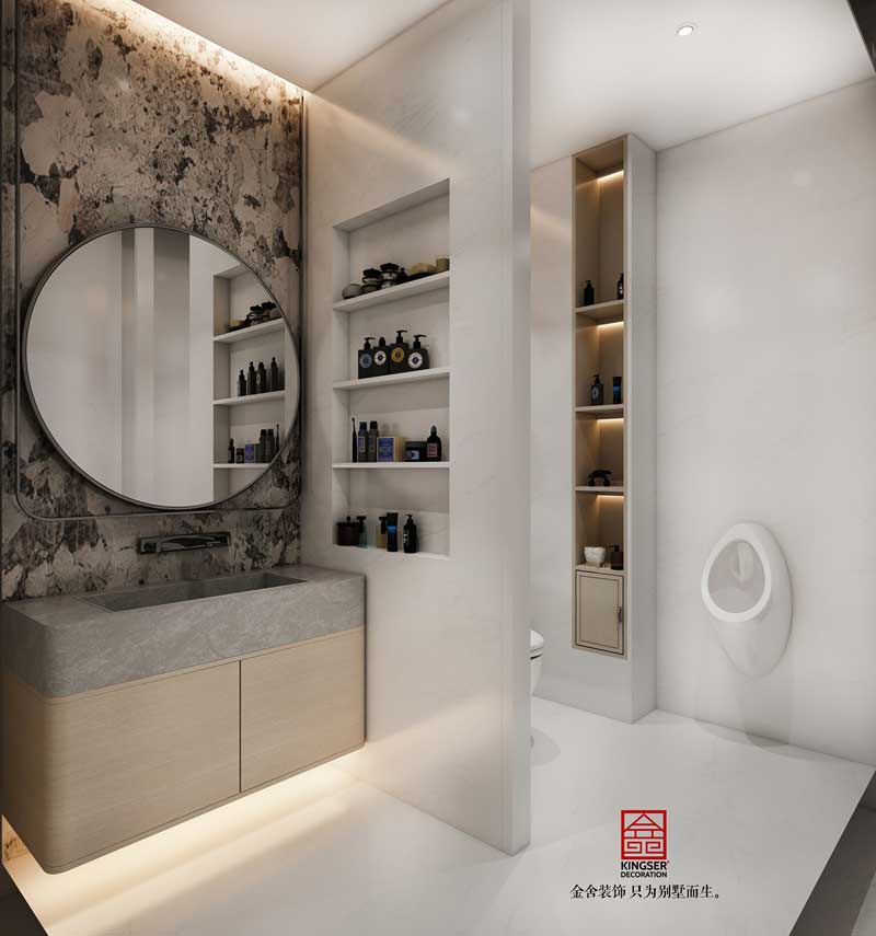 匯君城裝修設(shè)計360平米輕奢風格效果圖