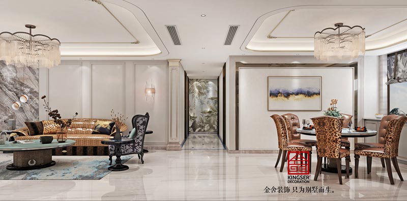 維多利亞三期裝修206平米現(xiàn)代風格設(shè)計效果圖