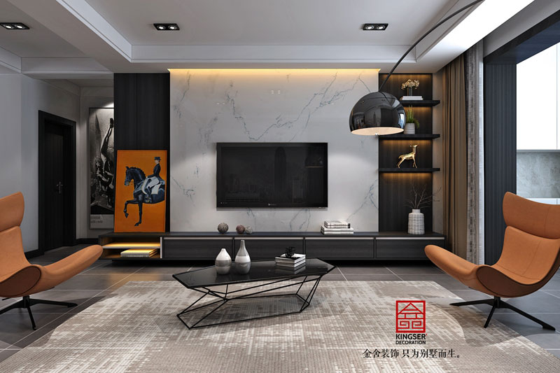 維多利亞三期122平米極簡風(fēng)格裝修設(shè)計效果圖