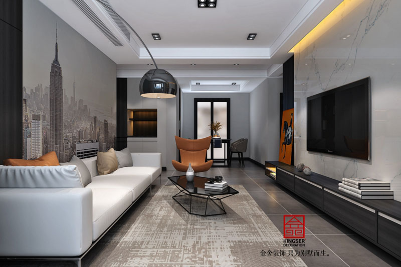 維多利亞三期122平米極簡風(fēng)格裝修設(shè)計效果圖