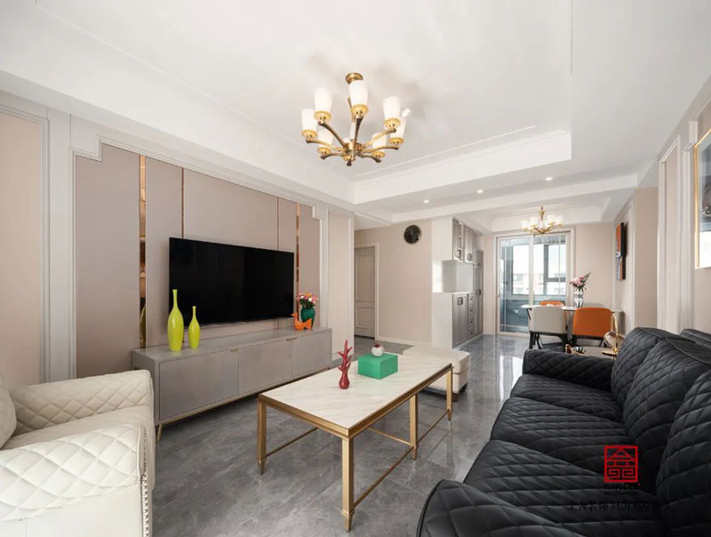 維多利亞三期120㎡美式風(fēng)格裝修實(shí)景圖