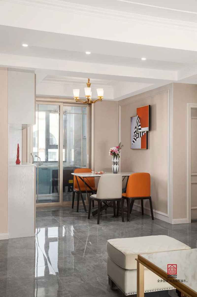 維多利亞三期120㎡美式風(fēng)格裝修實(shí)景圖