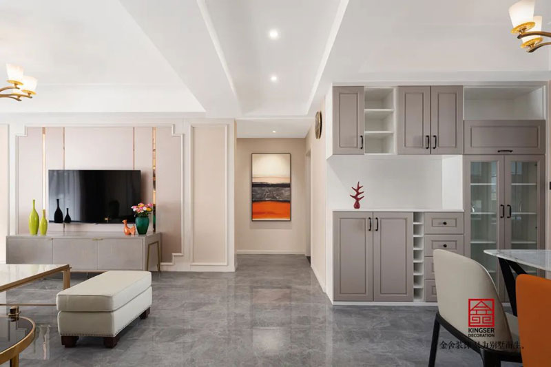 維多利亞三期120㎡美式風(fēng)格裝修實(shí)景圖