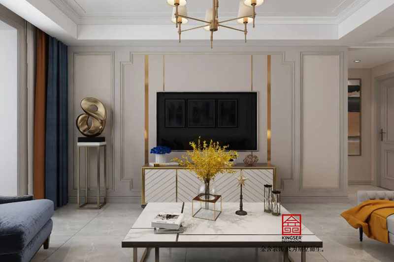 維多利亞三期120㎡美式風(fēng)格裝修實(shí)景圖