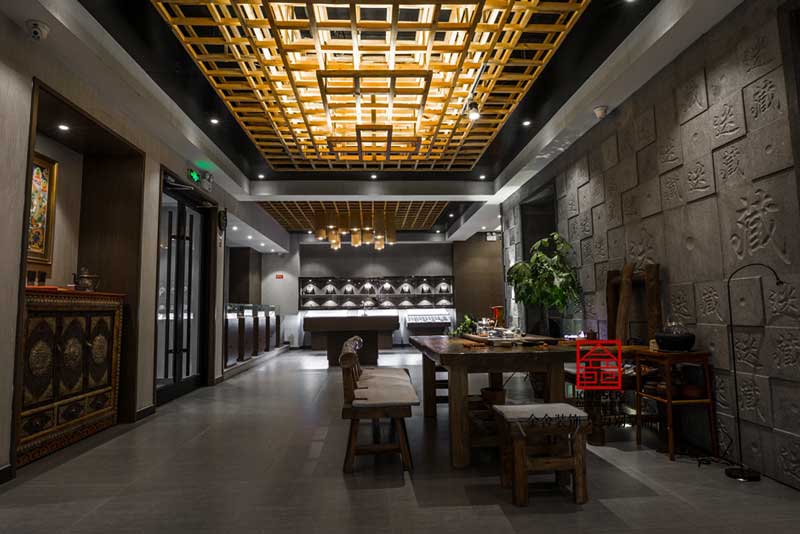 古玩店港式風(fēng)格裝修設(shè)計實景圖