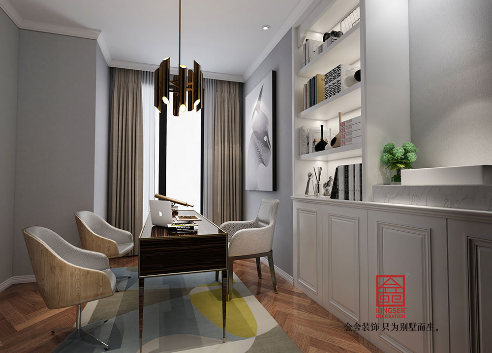 石家莊工裝設(shè)計俏之翼美容院裝修效果圖