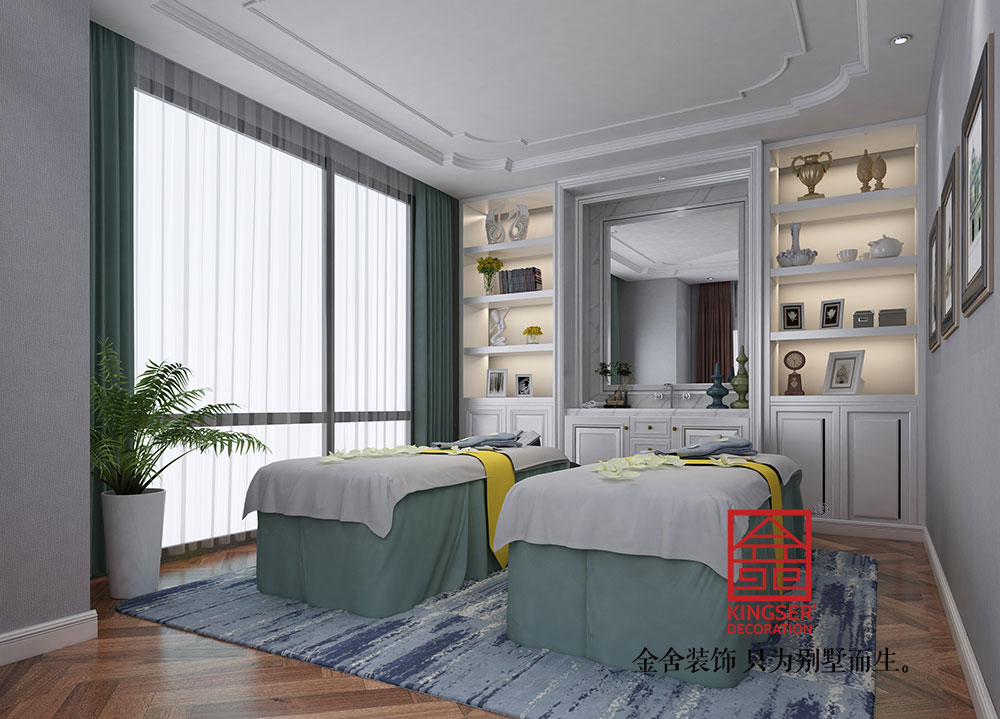 石家莊工裝設(shè)計-俏之翼美容院-裝修效果圖