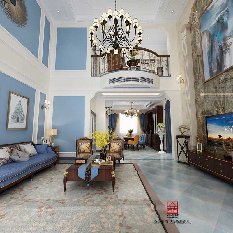 碧桂園280平米美式風(fēng)格裝修設(shè)計