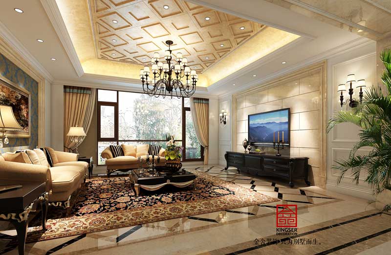 萬科東麗湖別墅裝修效果圖