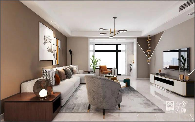 榮盛華府260㎡底躍裝修極簡風(fēng)格效果圖