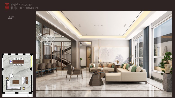 深澤自建別墅裝修設(shè)計中式風(fēng)格效果圖